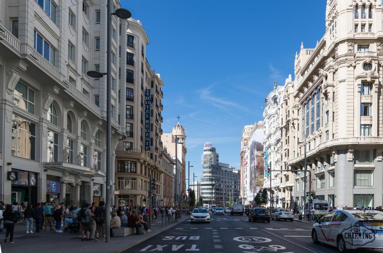 Charming Gran Via Center Apartment Madrid Ngoại thất bức ảnh
