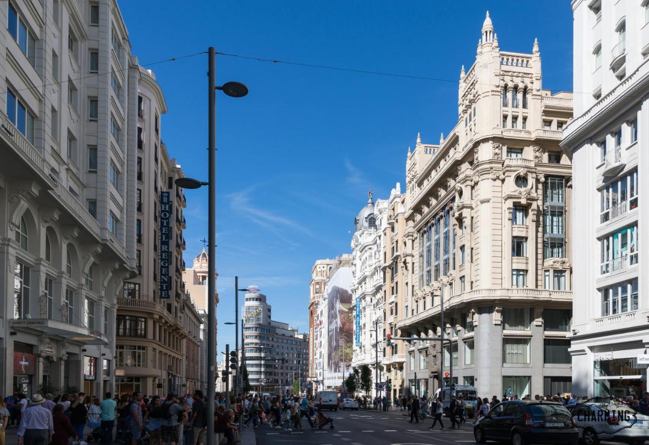 Charming Gran Via Center Apartment Madrid Ngoại thất bức ảnh