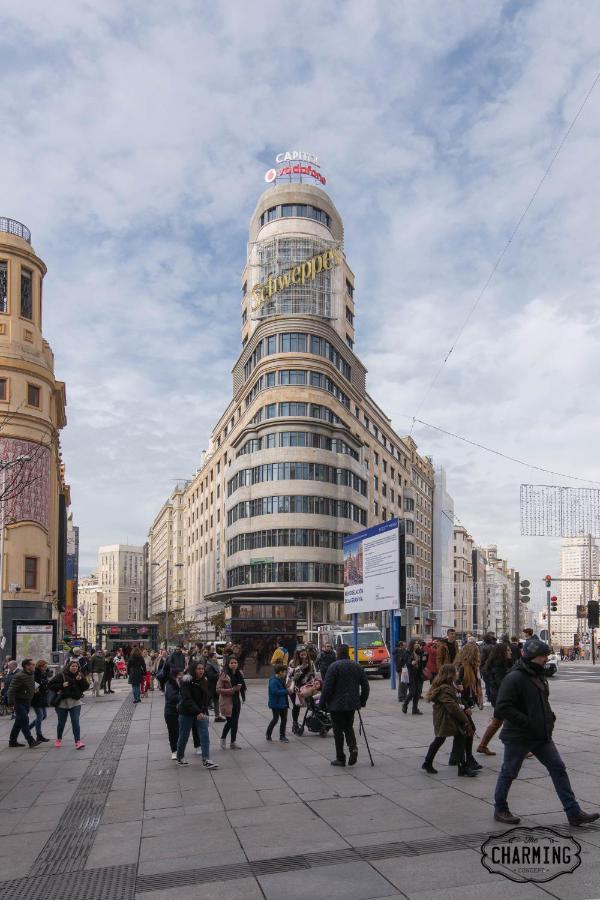 Charming Gran Via Center Apartment Madrid Ngoại thất bức ảnh